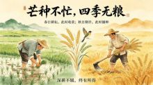 芒种：时雨及芒种，万物皆丰盈